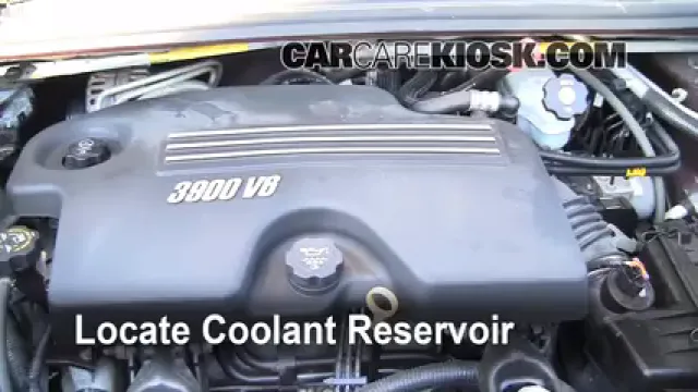 2008 Chevrolet Uplander LS 3.9L V6 Antigel (Liquide de Refroidissement) Vérifiez le niveau d'antigel